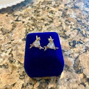 Rhine and Gold Earrings‎